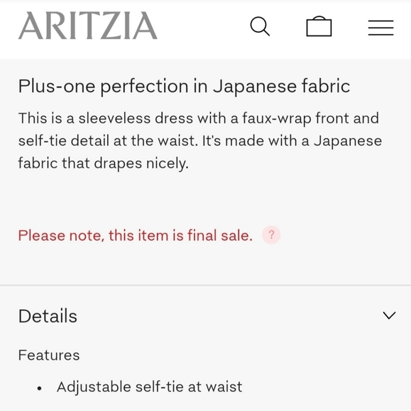 Sabine - Aritzia Wilfred Teal Dress - Picture 2 of 5